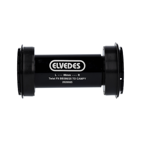 Boîtier de pédalier twist fit Elvedes BB386 to Campagnolo Ultra-Torque Sans roulementS