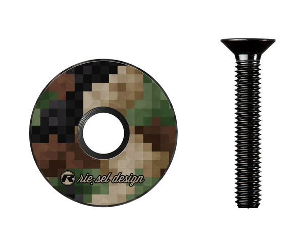Bouchon de direction Riesel Design STEM:CAP pixel camo