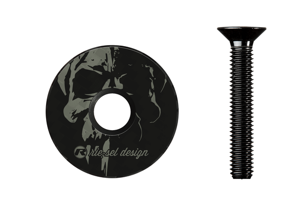 Bouchon de direction Riesel Design STEM:CAP skull