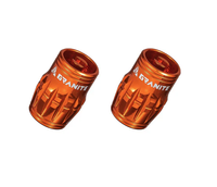 Capuchons de valves Granite pour CNC Schrader/démonte obus Juicy Nipples x2