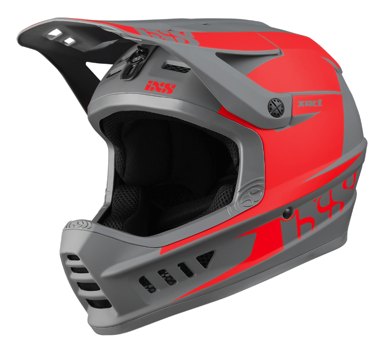 Casque iXS Xact EVO rouge-graphite