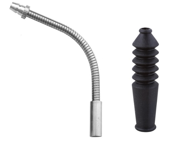 Coude Elvedes V-brake Pipe Flex Ø5,0mm inox plus soufflet x10 pieces