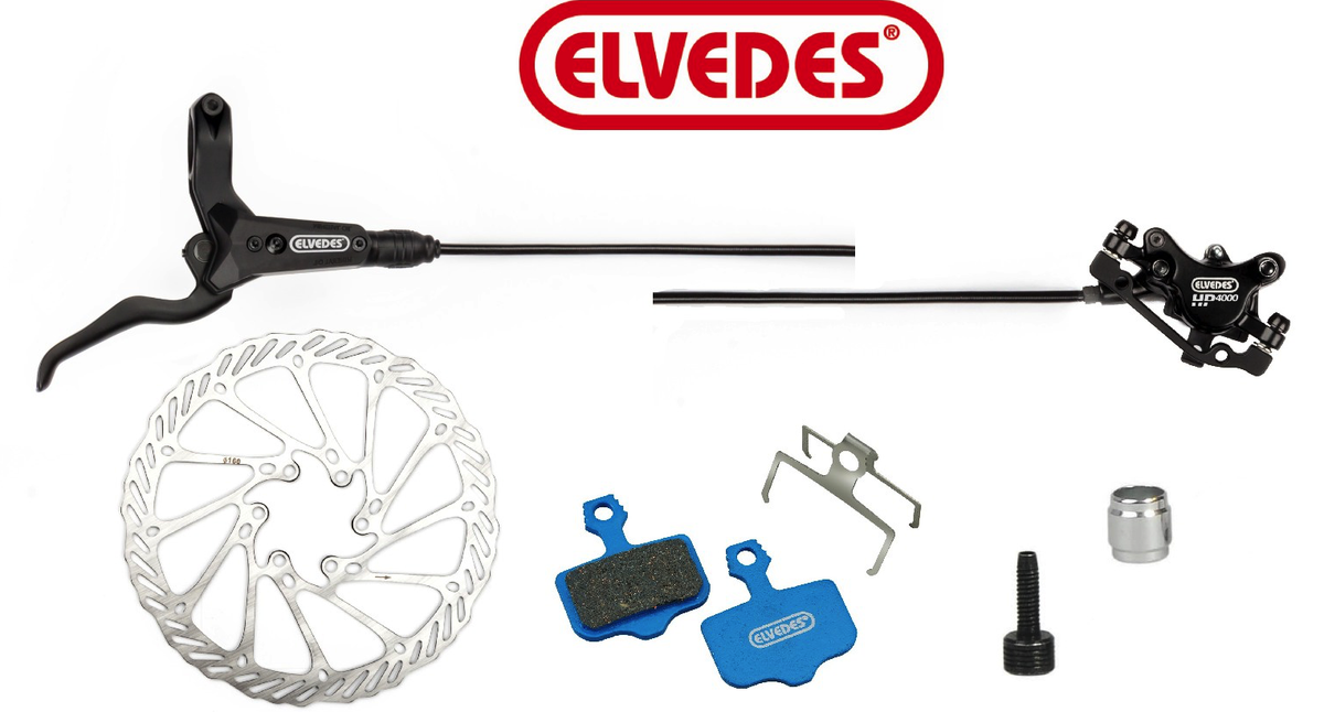 Frein droit Elvedes HP4000 complet durite 1700mm
