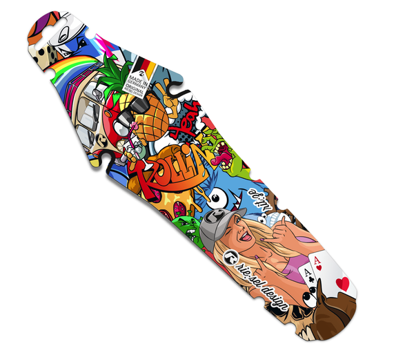 Garde-boue arrière Riesel Design RIT:ZE stickerbomb eyecatcher