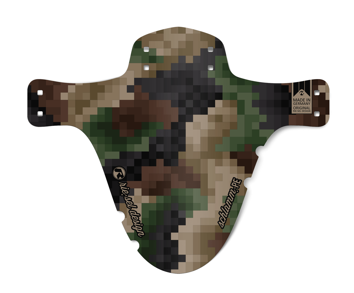 Garde-boue avant Riesel Design SCHLAMM:PE pixel camo
