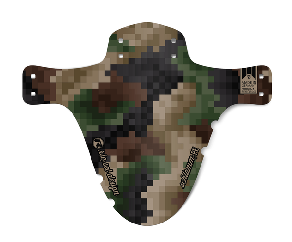 Garde-boue avant Riesel Design SCHLAMM:PE pixel camo