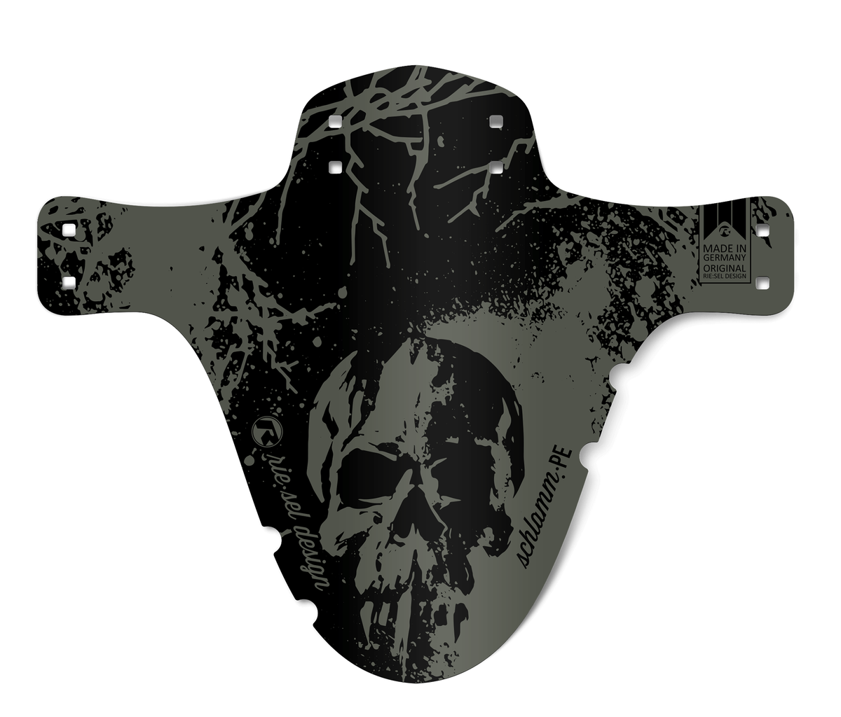 Garde-boue avant Riesel Design SCHLAMM:PE skull