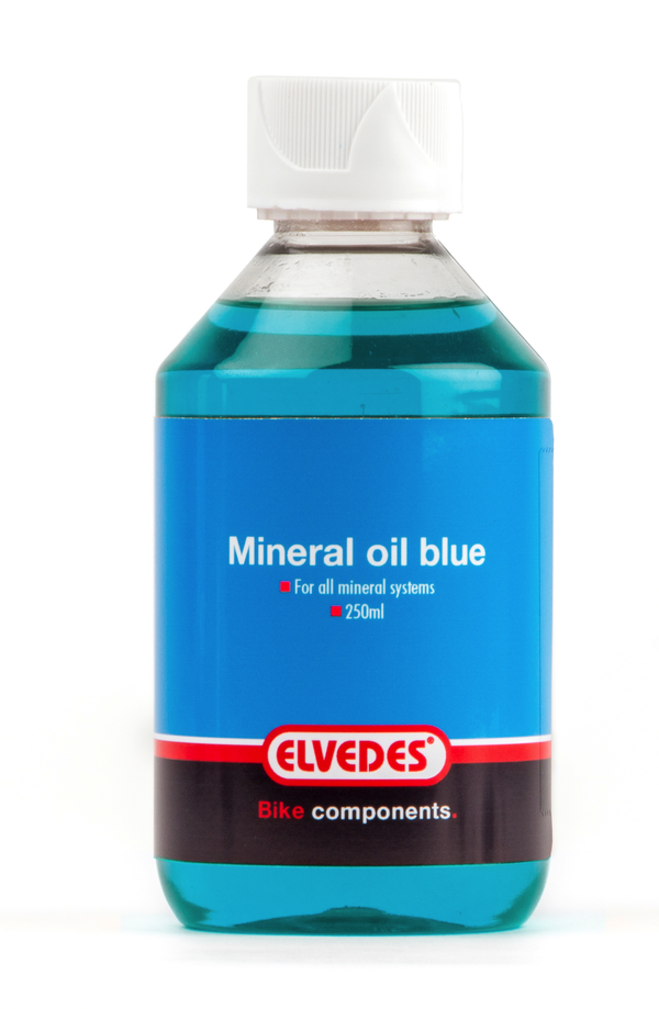 Huile minérale bleue haute performance bidon 250ml Elvedes