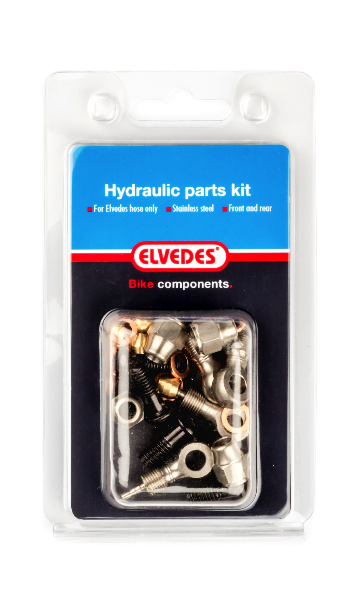 Hydro Elvedes Parts kit 9: M9 Flange bolt + M8 Stainless Steel Parts for Front and Rear