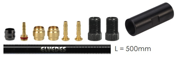 Kit d'extension de durite Elvedes pour Tektro 5.0