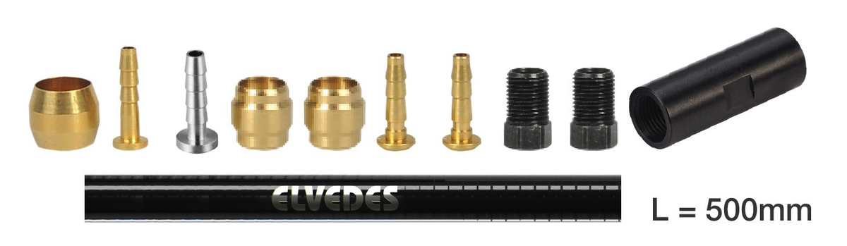 Kit d'extension durite Elvedes pour Shimano SM-Bh 59 / SM-Bh 90