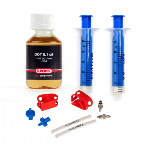 Kit de purge Elvedes pour Hayes complet (1x 2018047 1x 2018041 + 1x 2015171)