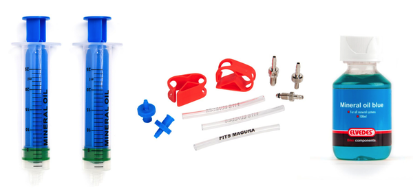 Kit de purge Elvedes pour Magura complet (1x 2018043 + 1x 2018040 + 1x 2016006)