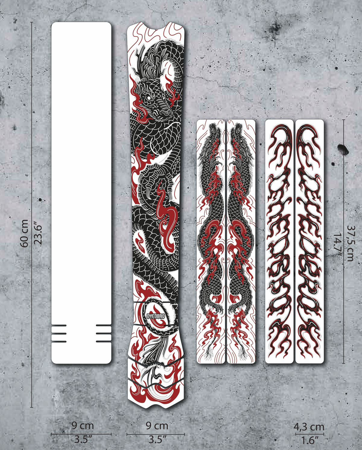 Kit film de protection cadre DYEDBRO NEO Naga Dragon Gloss