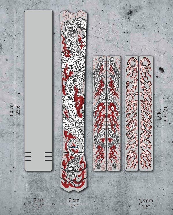 Kit film de protection cadre DYEDBRO NEO Naga Dragon Gloss