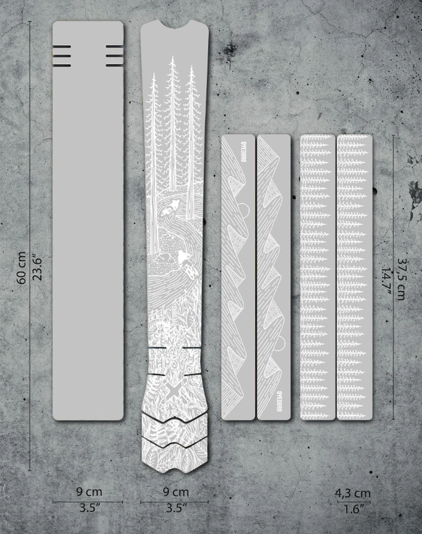 Kit film de protection cadre DYEDBRO NEO OS Illustration Gloss