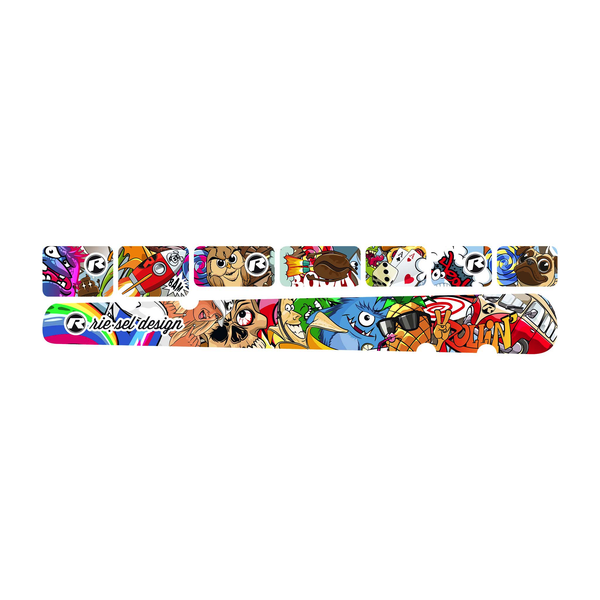 Kit film de protection Riesel Design CHAIN:GUARD bases stickerbomb eyecatcher