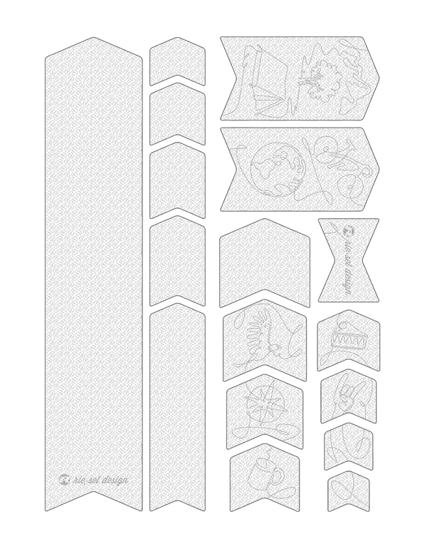 Kit film de protection Riesel Design FRAME:GUARD cadre journey
