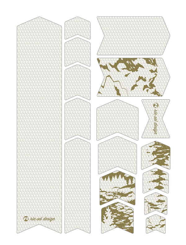 Kit film de protection Riesel Design FRAME:TAPE 3000 cadre alpine