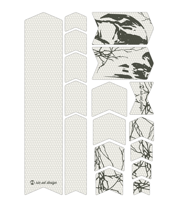 Kit film de protection Riesel Design FRAME:TAPE 3000 cadre skull