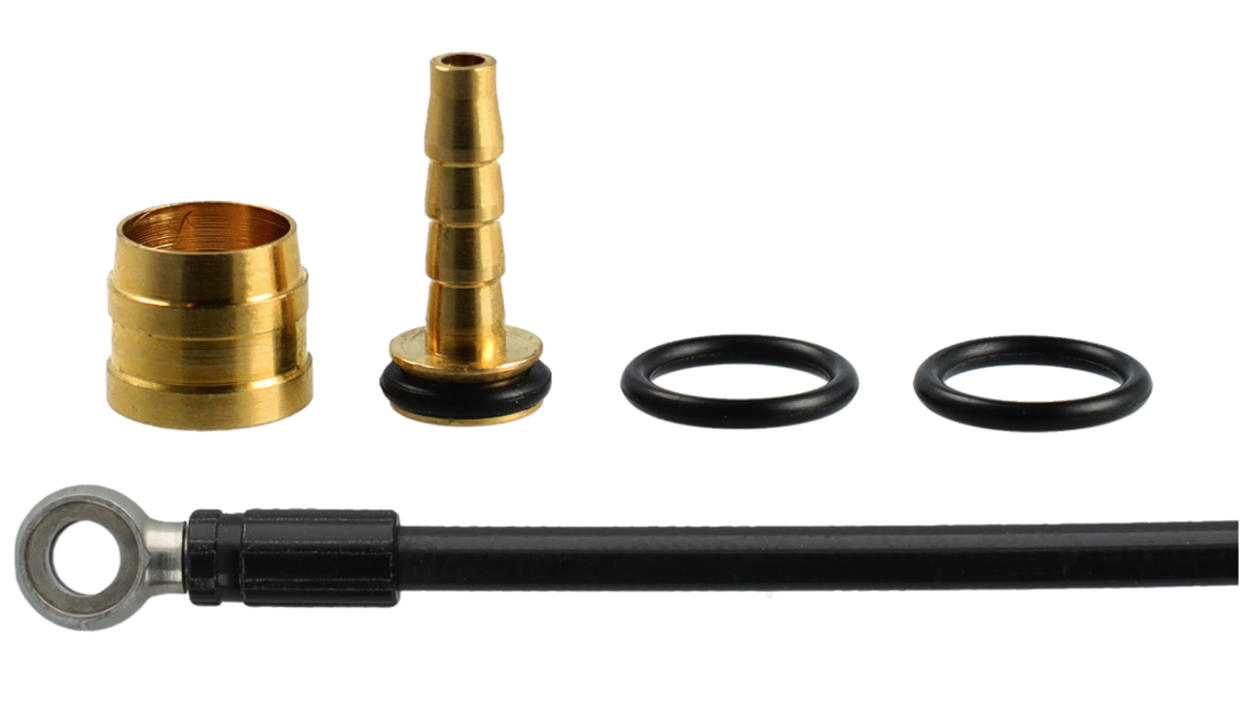 Kit remplacement durite (4m) + banjo & parts Elvedes pour Tektro 5.5