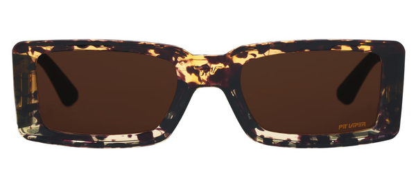 Lunettes de soleil Pit Viper The Desert Tortoise Low Bones Brown