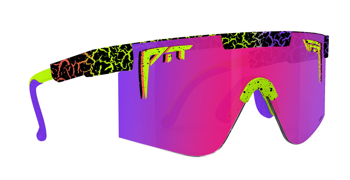 Lunettes de soleil Pit Viper The Electroshock Original Wide HDPV Polarized Pink-Purple