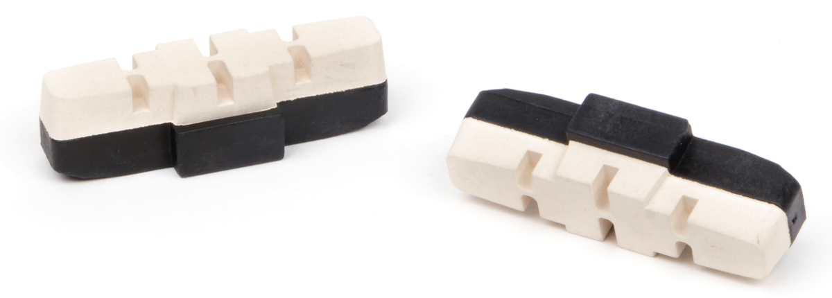 Paire de patins de remplacement White Elvedes Compound pour Magura HS11/HS33