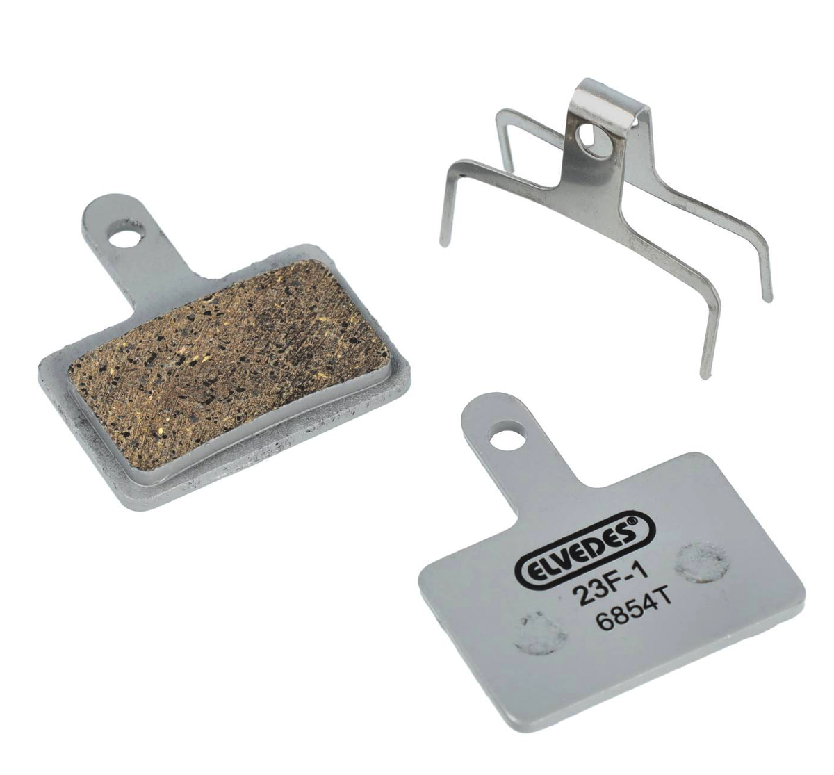 Paire de plaquettes de frein résine Elvedes pour Shimano BR-M375, M415-M495, M515, M525
