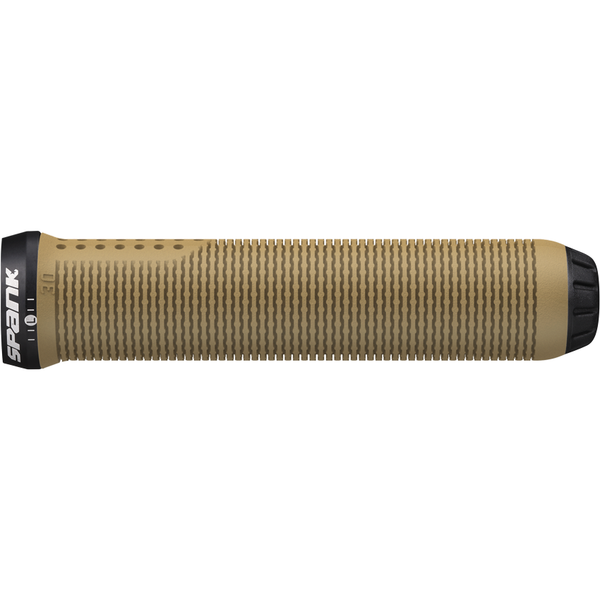 Poignées Spank Spike 30, lock-on, diamètre 30mm, long 145mm, sable