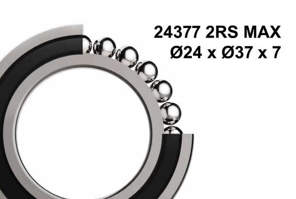 Roulement Elvedes type 24377 MAX Ø24 x Ø37 x 7