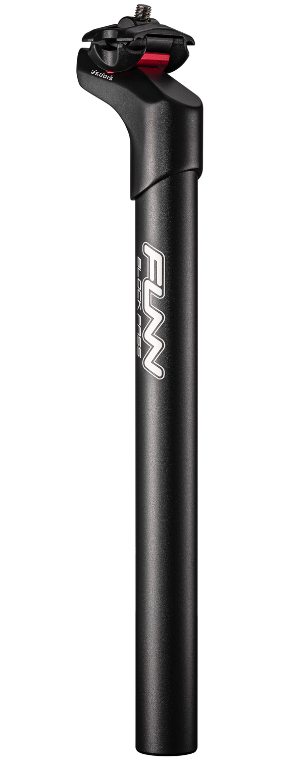 Tige de selle Funn Block Pass dia. 31.6mm / Lg 400mm, noir