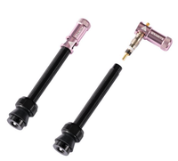 Valves (60mm) et bouchons de valve Granite CNC/démonte obus Juicy Nipples