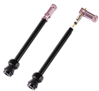 Valves (80mm) et bouchons de valve Granite CNC/démonte obus Juicy Nipples