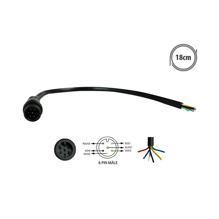 Connecteur etanche 2Pins Male - vue 4