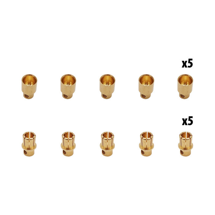 Connecteurs banane 8mm x10 pcs (5 male + 5 femelles) - vue 3