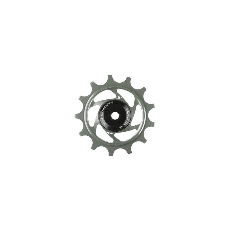 Hope 13T Jockey Wheel Smoke en situation