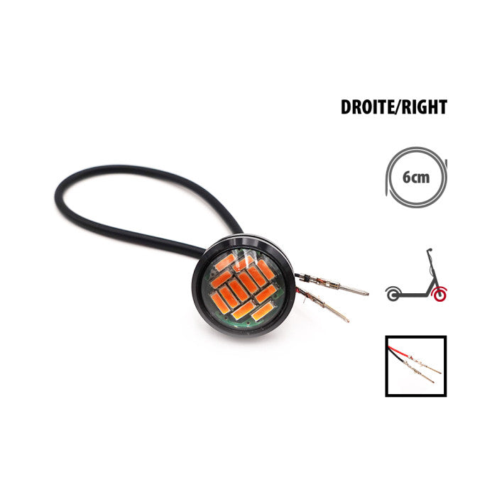 Right front flashing LED Dualtron Forever - vue 3