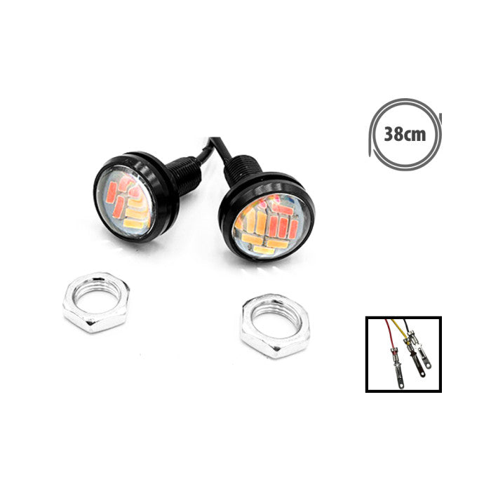 LED clignotants et stop - vue 3