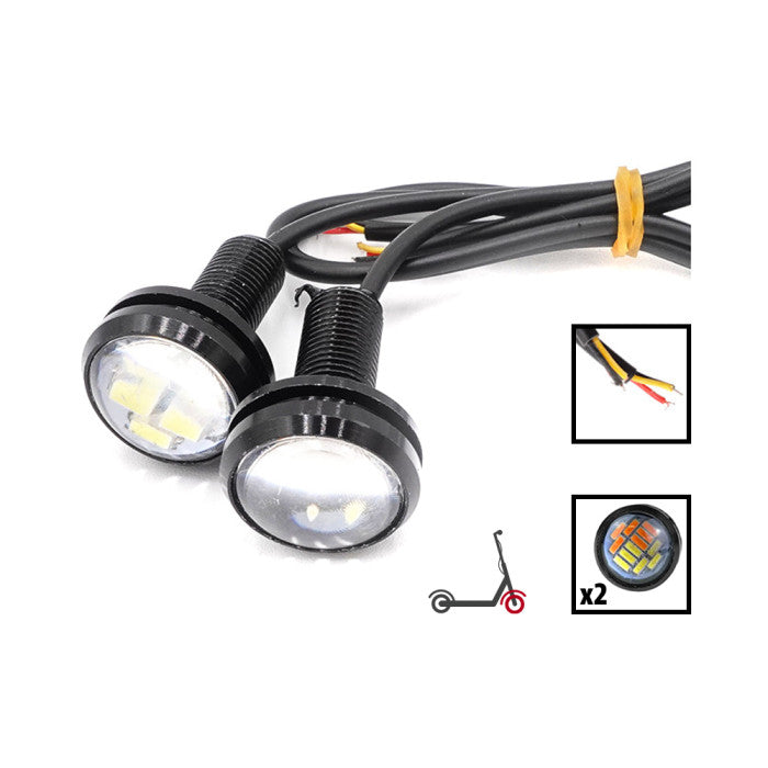 Feu de signalisation LED et clignotants X2 - vue 3