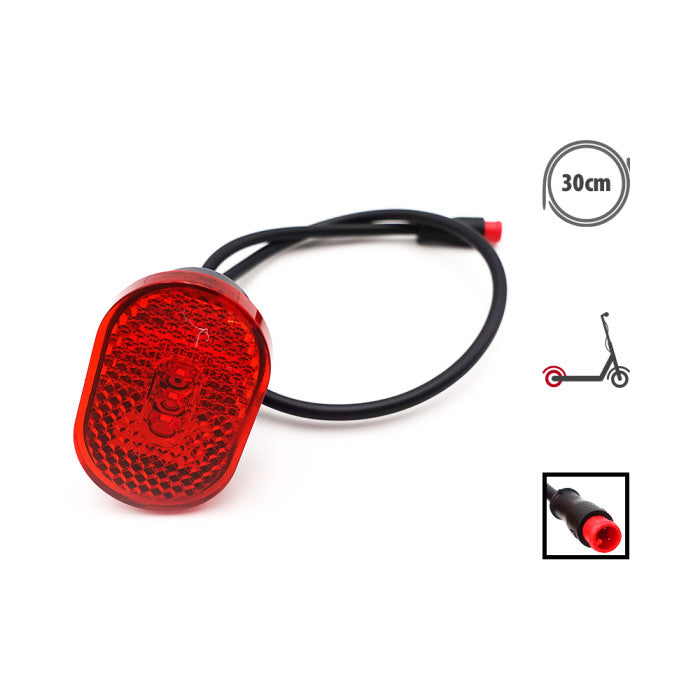 Rear mudguard with LED Dualtron Togo black - vue 5