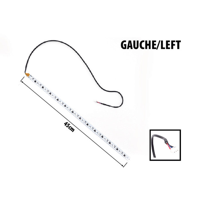 Left steering column LED Dualtron Mini 1 cable 45cm - vue 3