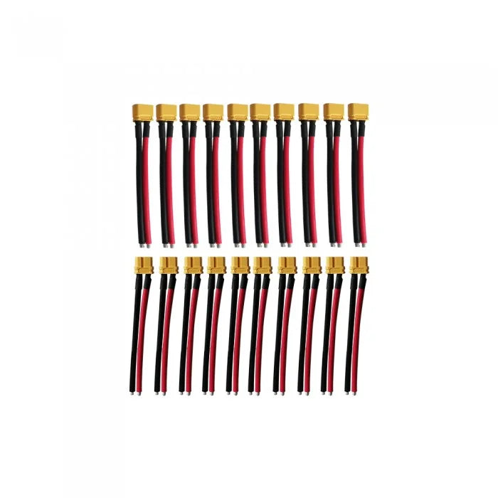 Pack Prises Xt60 Avec câbles 10Males+10Femelles - vue 3