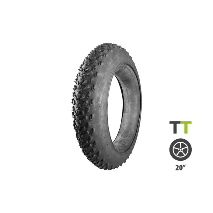 Pneu 20x4 fat bike - vue 3