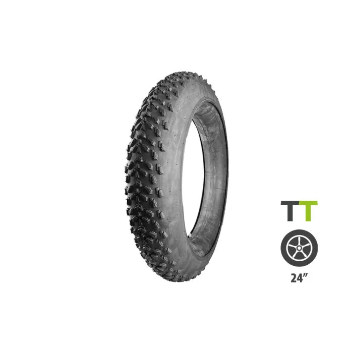 Pneu fat bike 24x4.0 - vue 3