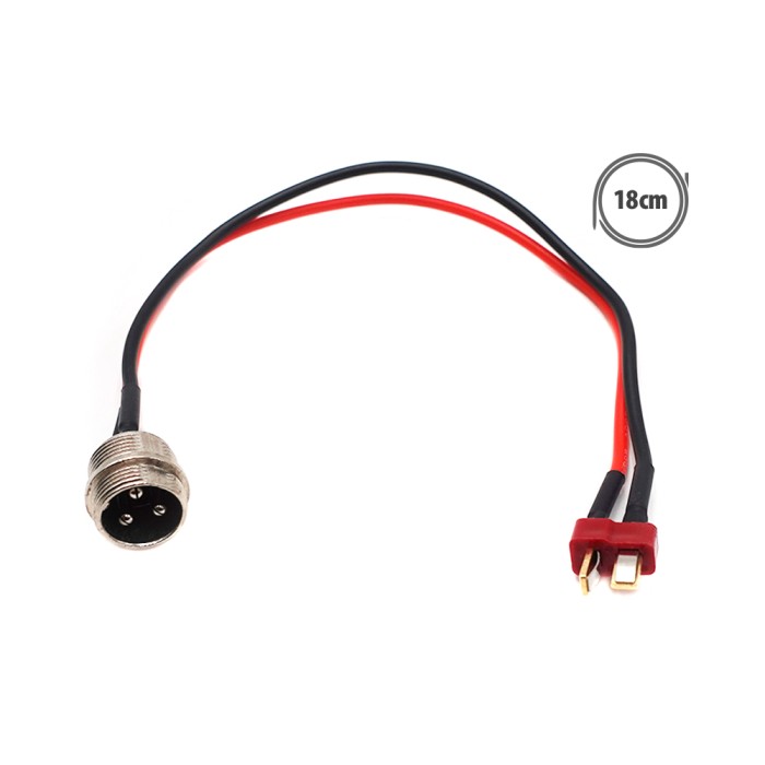 Port de charge GX16 3P Type T - vue 3