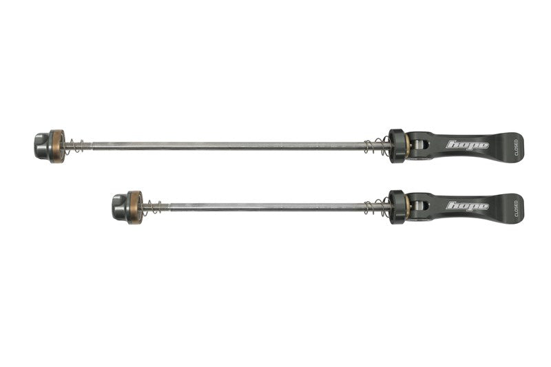 Hope Quick Release Skewer Pair Smoke FATSNO en situation
