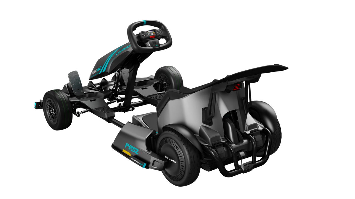 Trottinette électrique Segway Gokart PRO 2 - trottinette auto-équilibrée et ensemble d'accessoires en situation