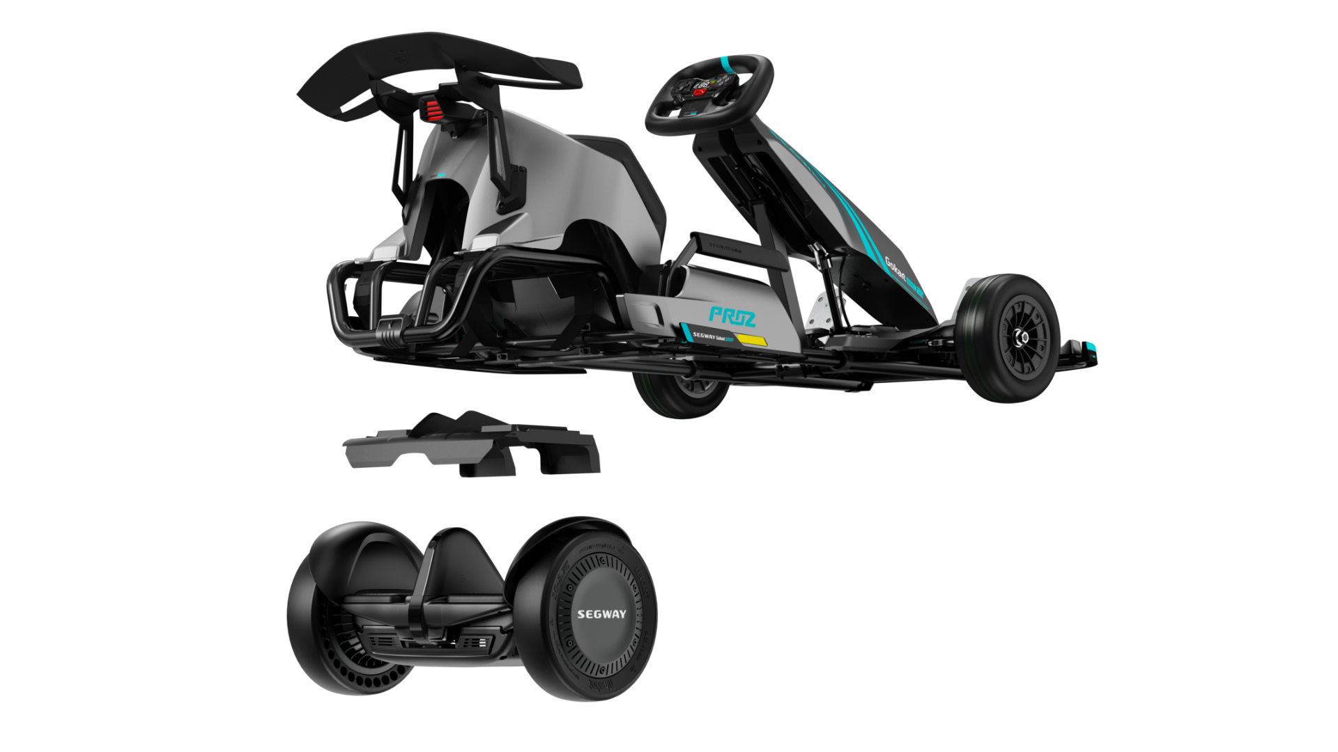 Trottinette électrique Segway Gokart PRO 2 - trottinette auto-équilibrée et ensemble d'accessoires - vue 3