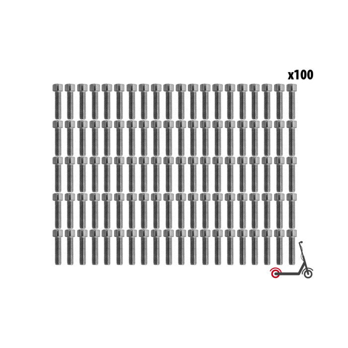 BTR Rear Wheel Screw Dualtron Mini (x100 pcs) - vue 4